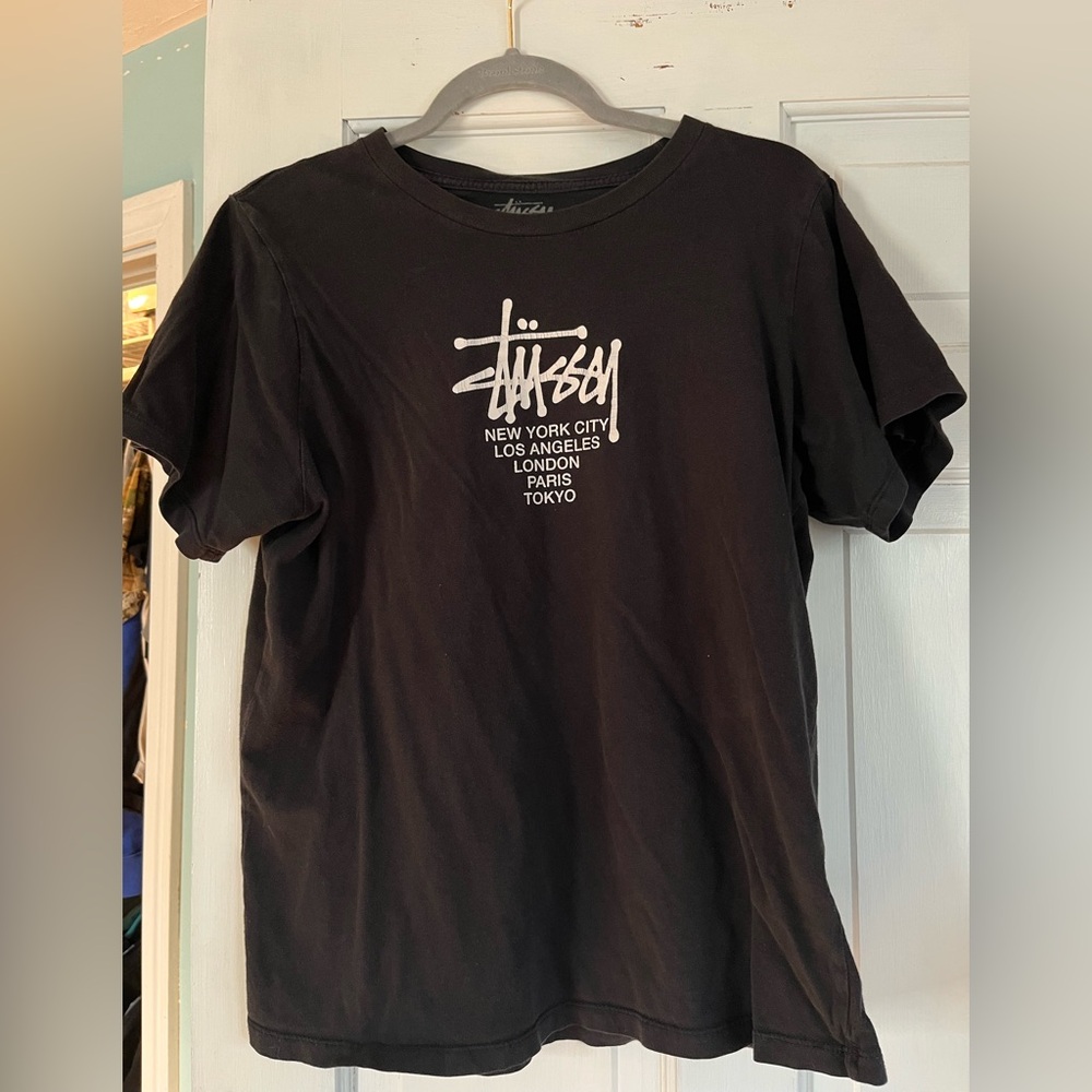 Stussy Vintage T Shirt Black Women’s Medium